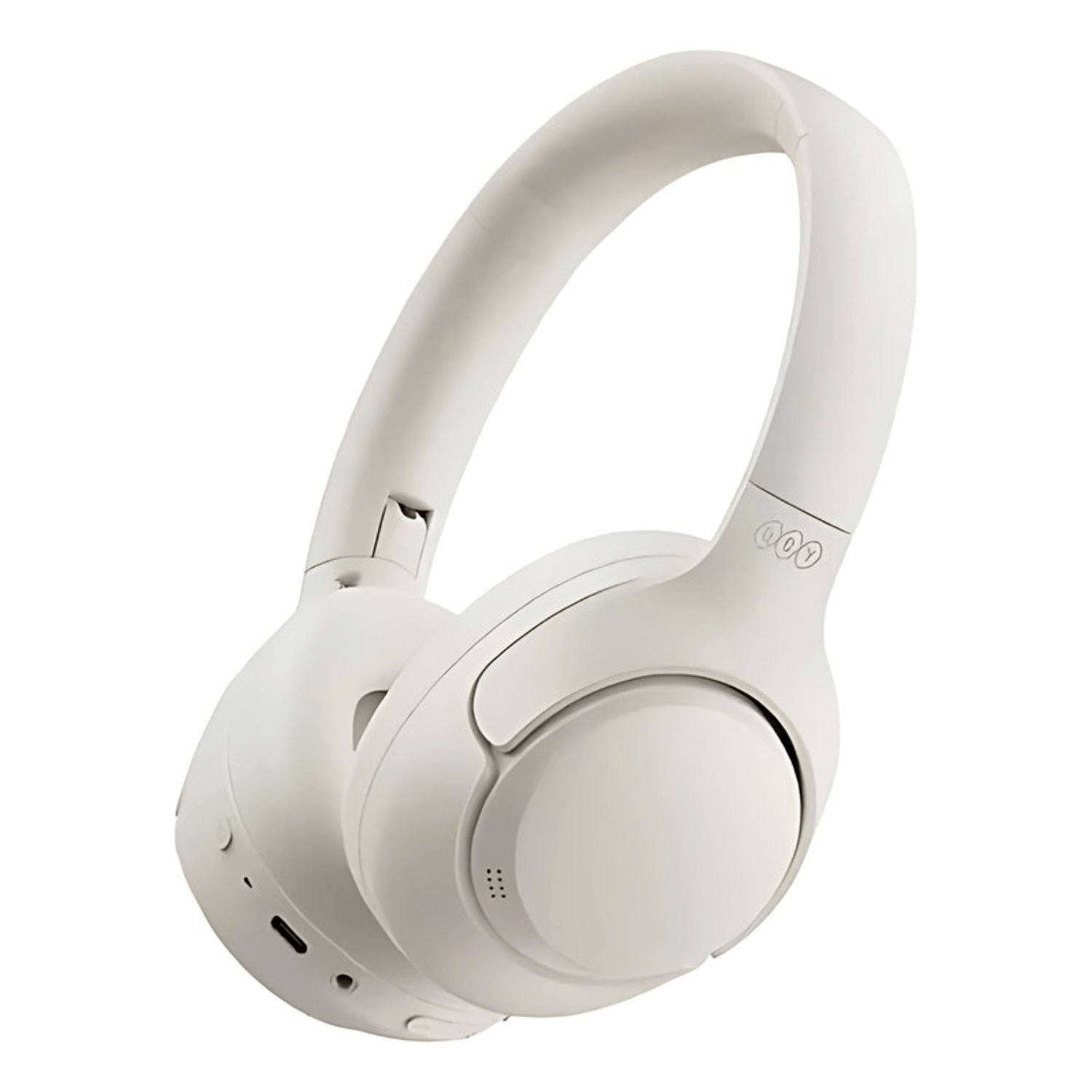 Imagen 1 del producto Audífonos con cancelación de ruido QCY H3 micrófono incorporado, máx. 60 horas de reproducción, control música y llamadas, blanco
