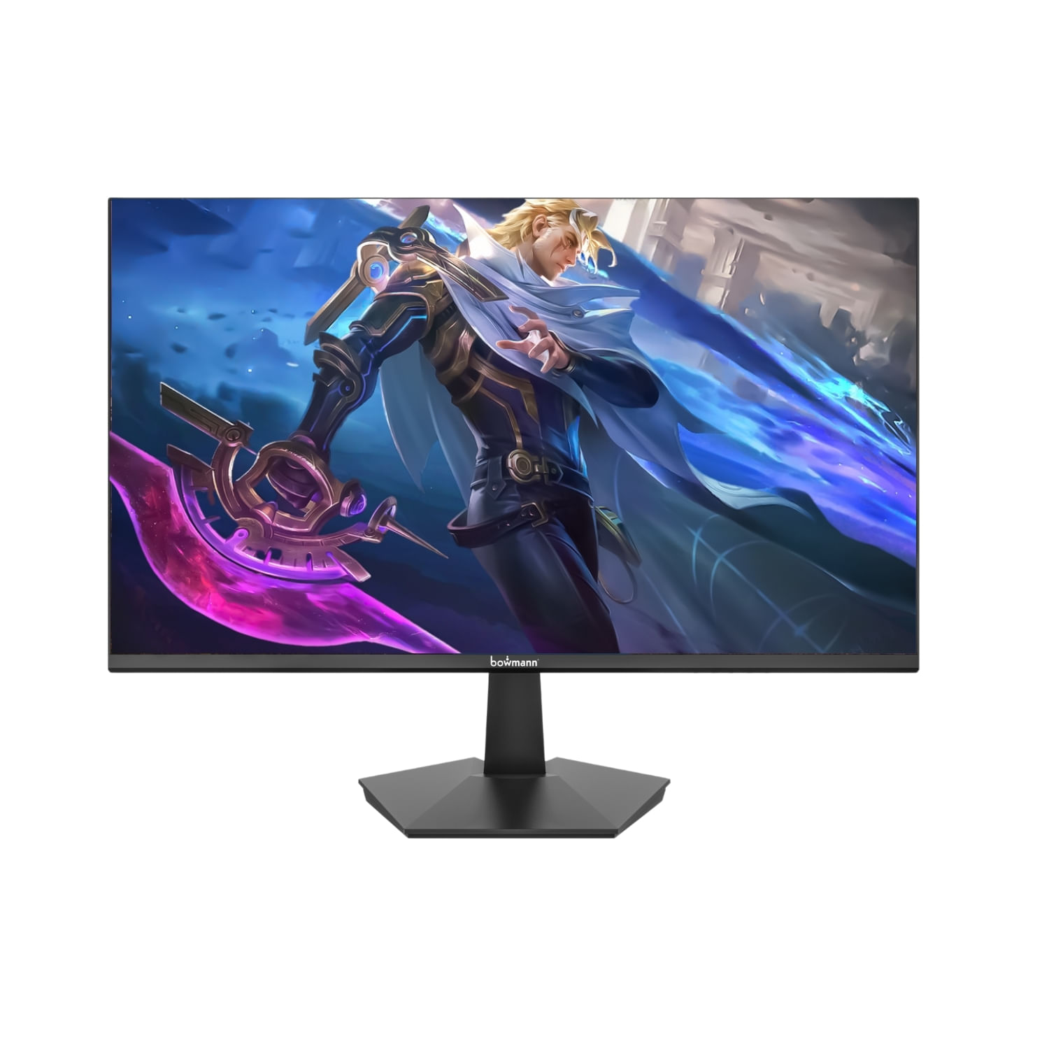 Monitor gamer plano 24'' Bowmann BW-24MF IPS, Full HD (1920x1080), 100Hz, 5ms, HDMI, VGA