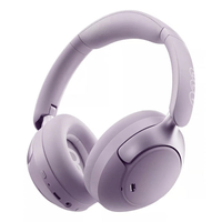 Audífonos con cancelación de ruido QCY H3 Pro micrófono incorporado, máx. 55 horas de reproducción, control música y llamadas, morado