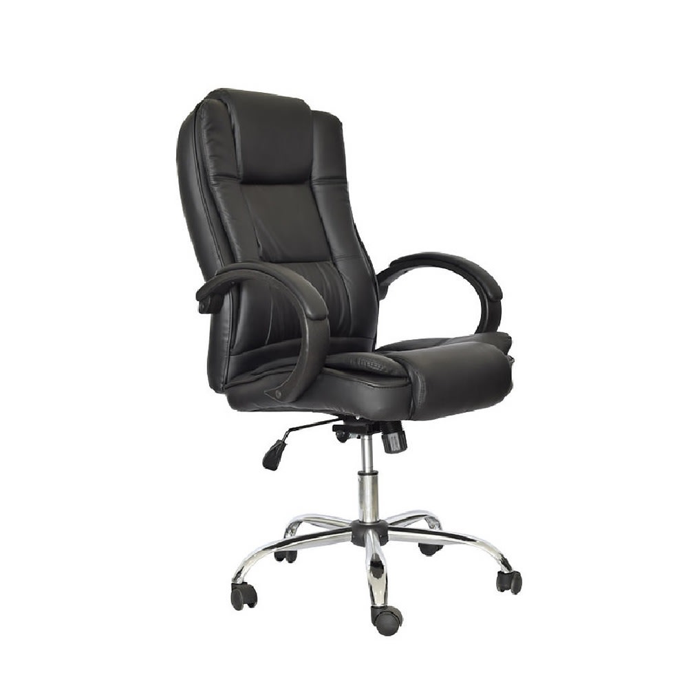 Silla de oficina Mobelart Gerente Lexus SG, con reclinación basculante, negro