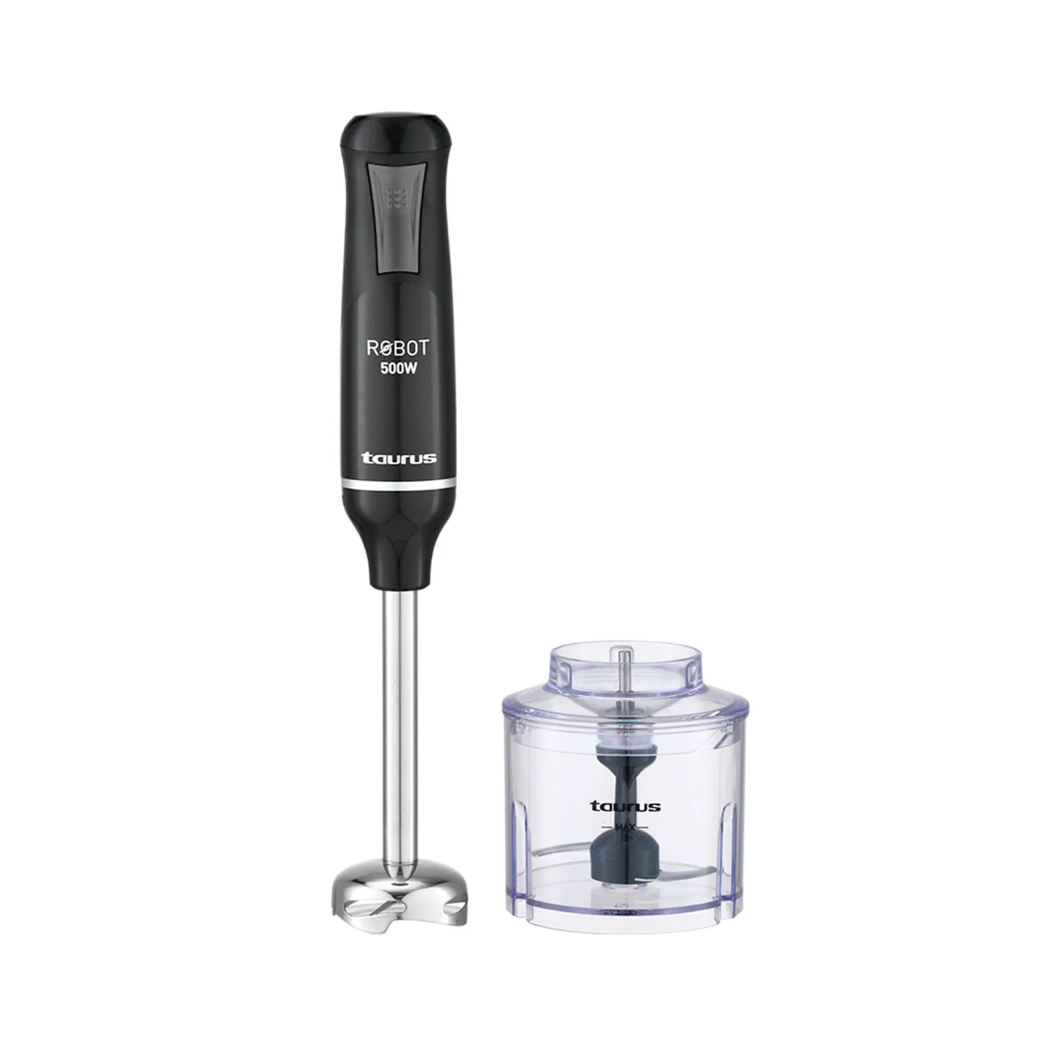Imagen 2 del producto Batidora de inmersión robot Taurus Plus Inox 500W, 1 velocidad, negro