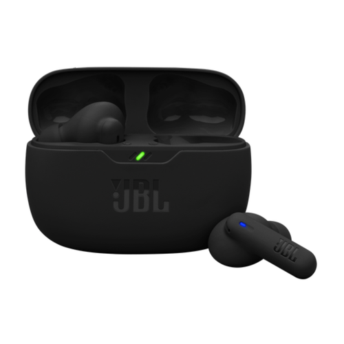 Audífonos bluetooth True Wireless JBL Wave Beam 2 cancelación de ruido, conexión multipunto, duración máx. hasta 40 horas con estuche de carga, negro