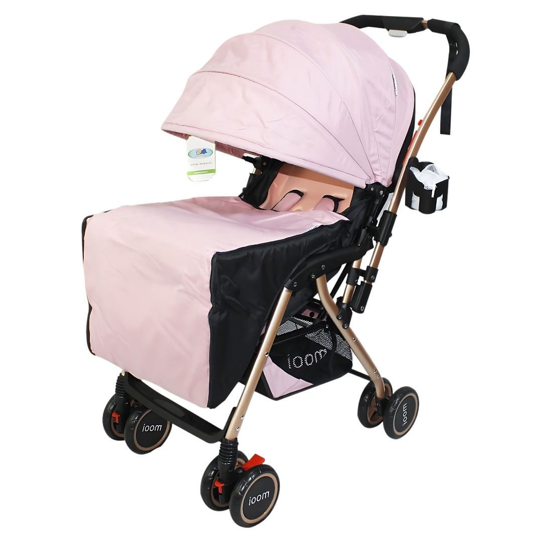 Coche cuna paseo beautiful mooi, hipoalergénico, rosa