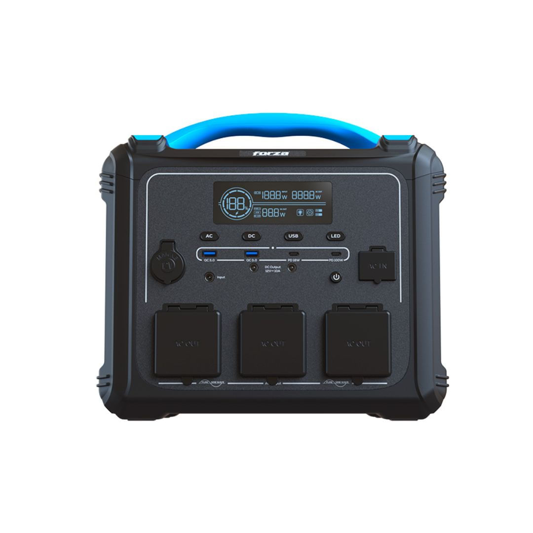 Generador eléctrico Forza Titan de baterías lmfp, 1200W, negro