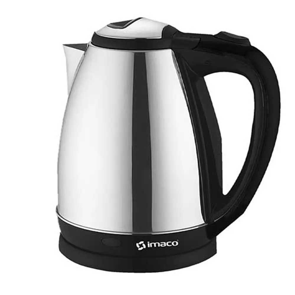 Hervidor eléctrico Imaco KE1801 1500W, 1.8 litros, acero inoxidable, apagado automático
