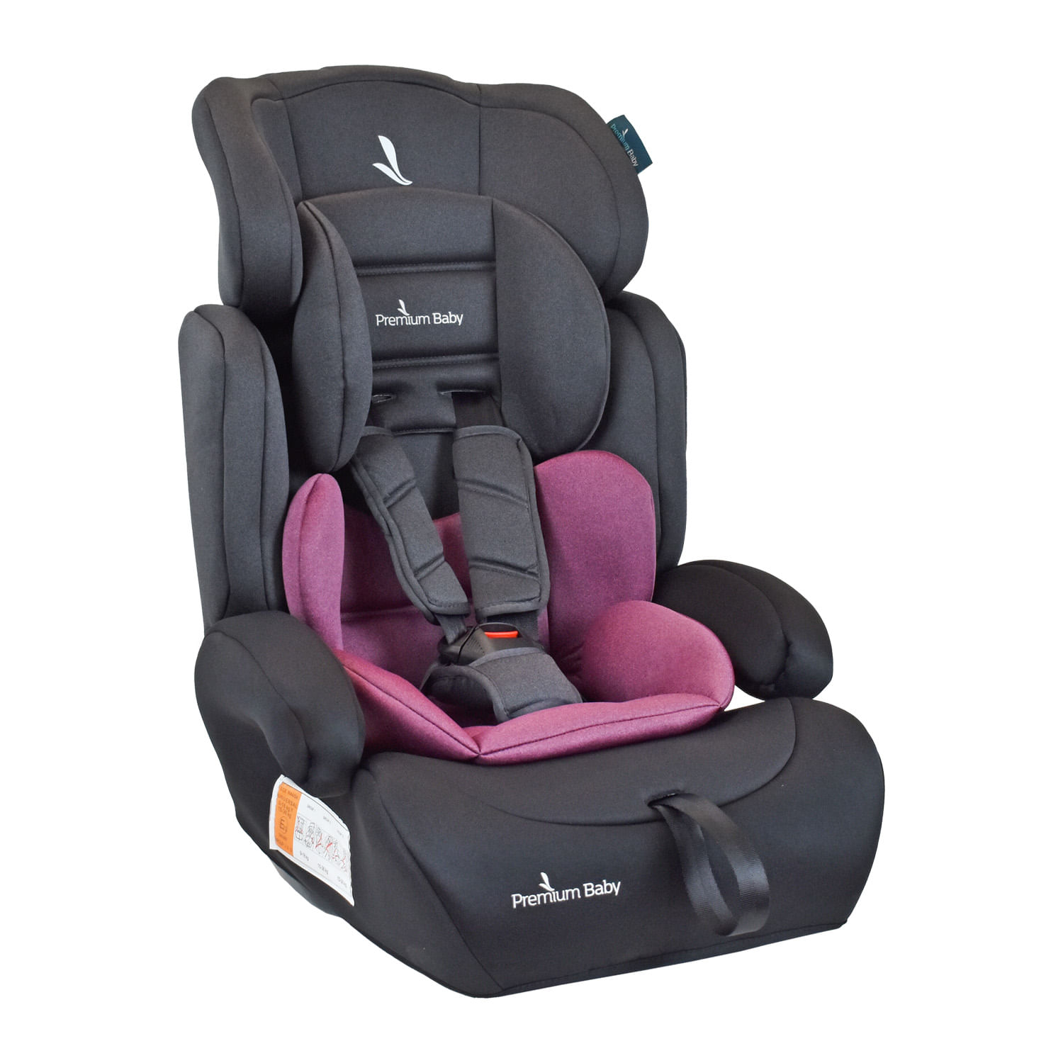 Silla de auto para bebé Booster Premium Baby lyon, cinturón de 5 puntos, purpura