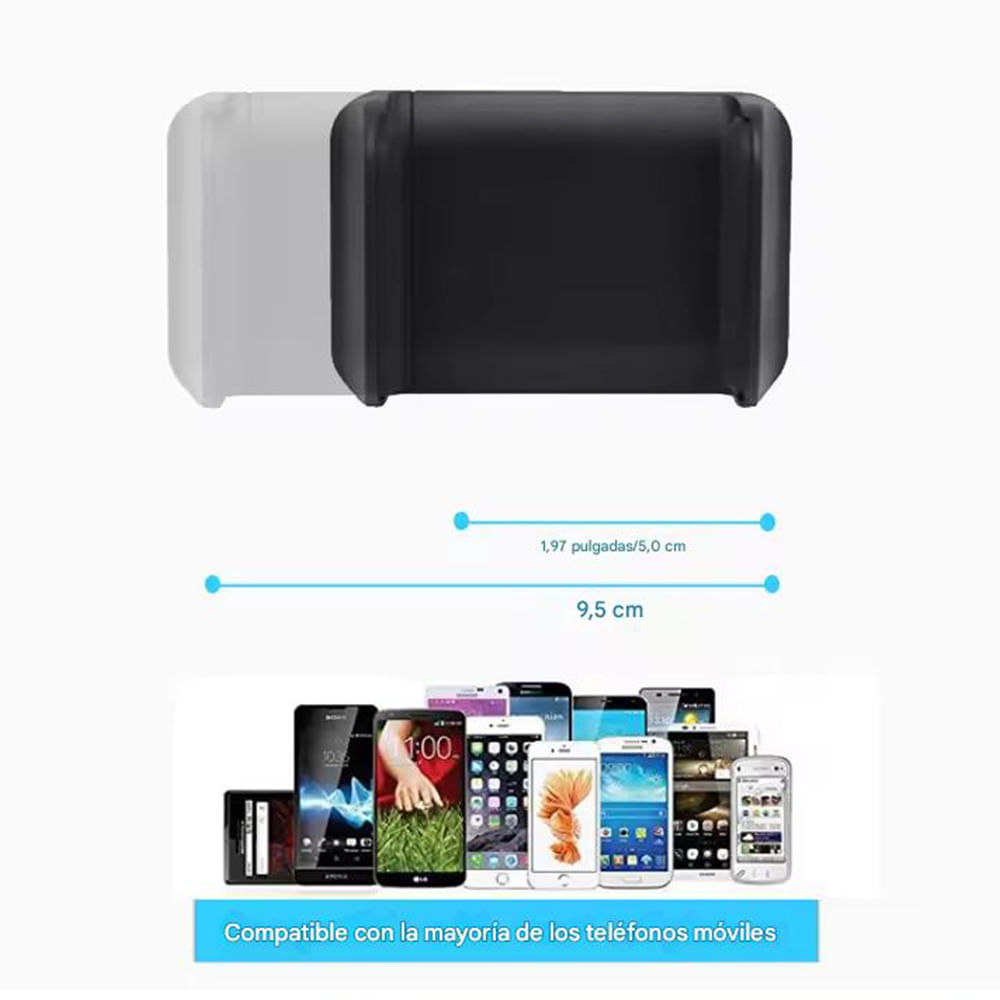 Imagen 2 del producto Soporte de celular para asiento posterior del auto, negro