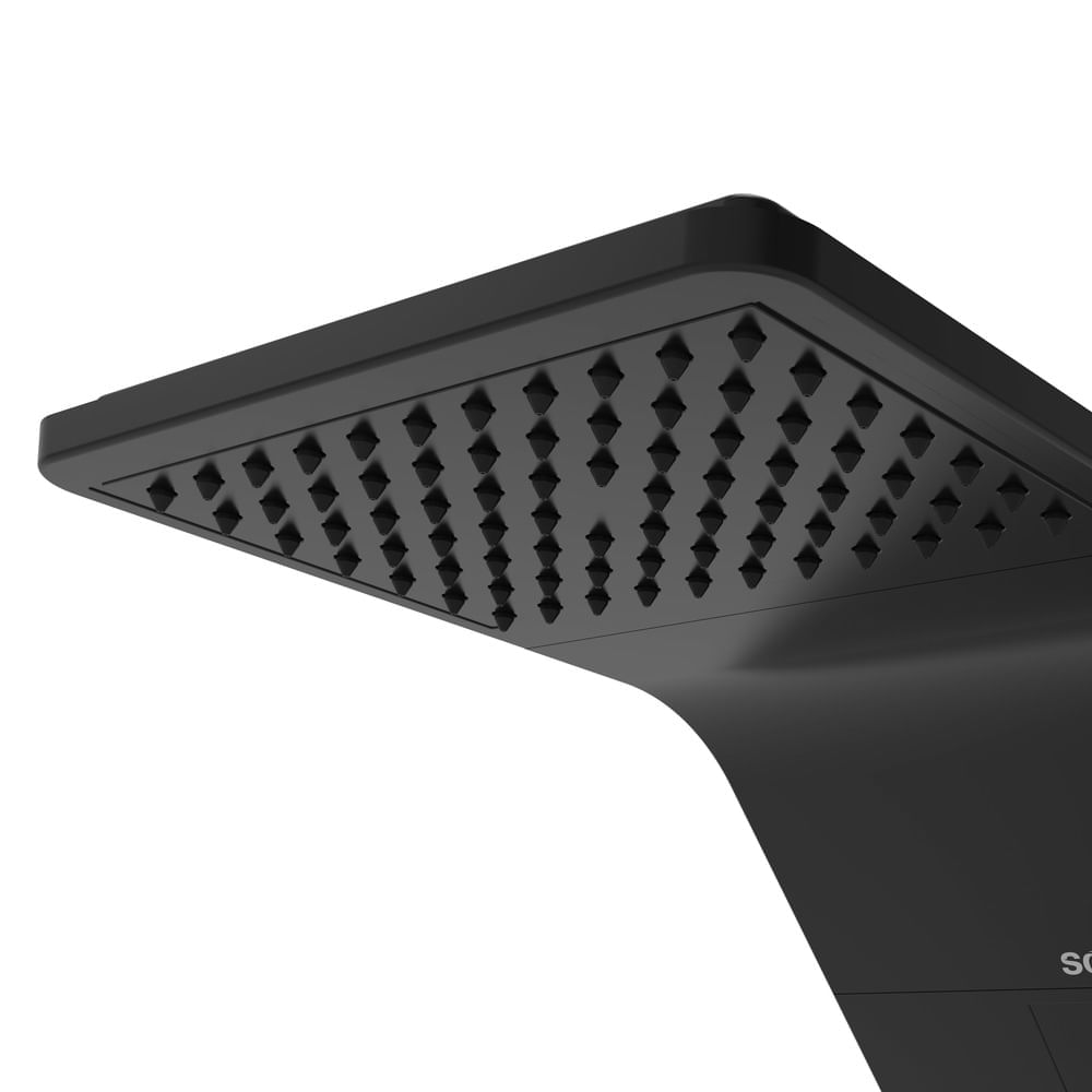 Imagen 2 del producto Ducha eléctrica premium Sole NG 6800W, sistema UBP, indicador luminoso, negro