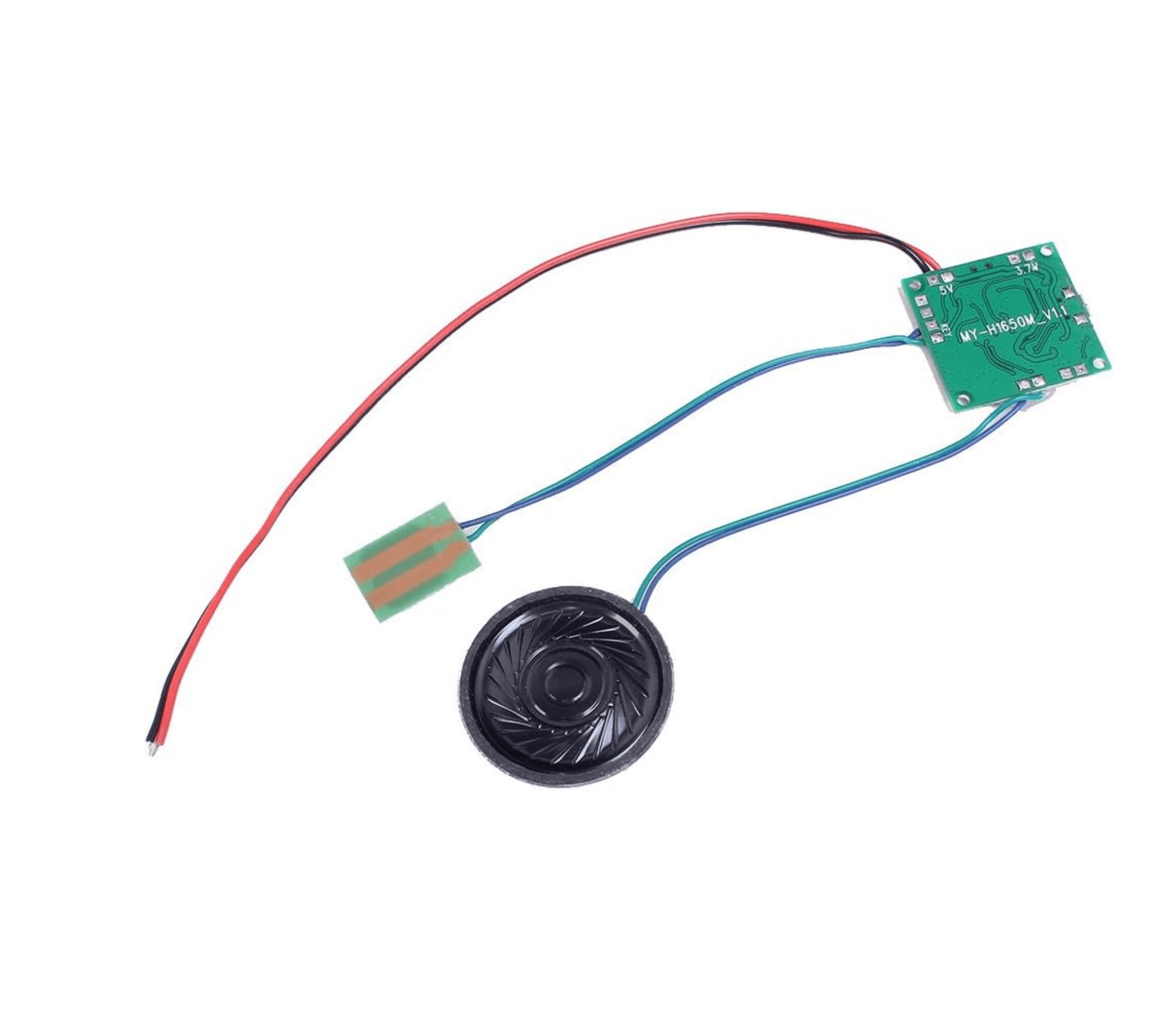 Imagen 2 del producto Grabadora de sonido Rohs, control de sonido y botón programable, Gris