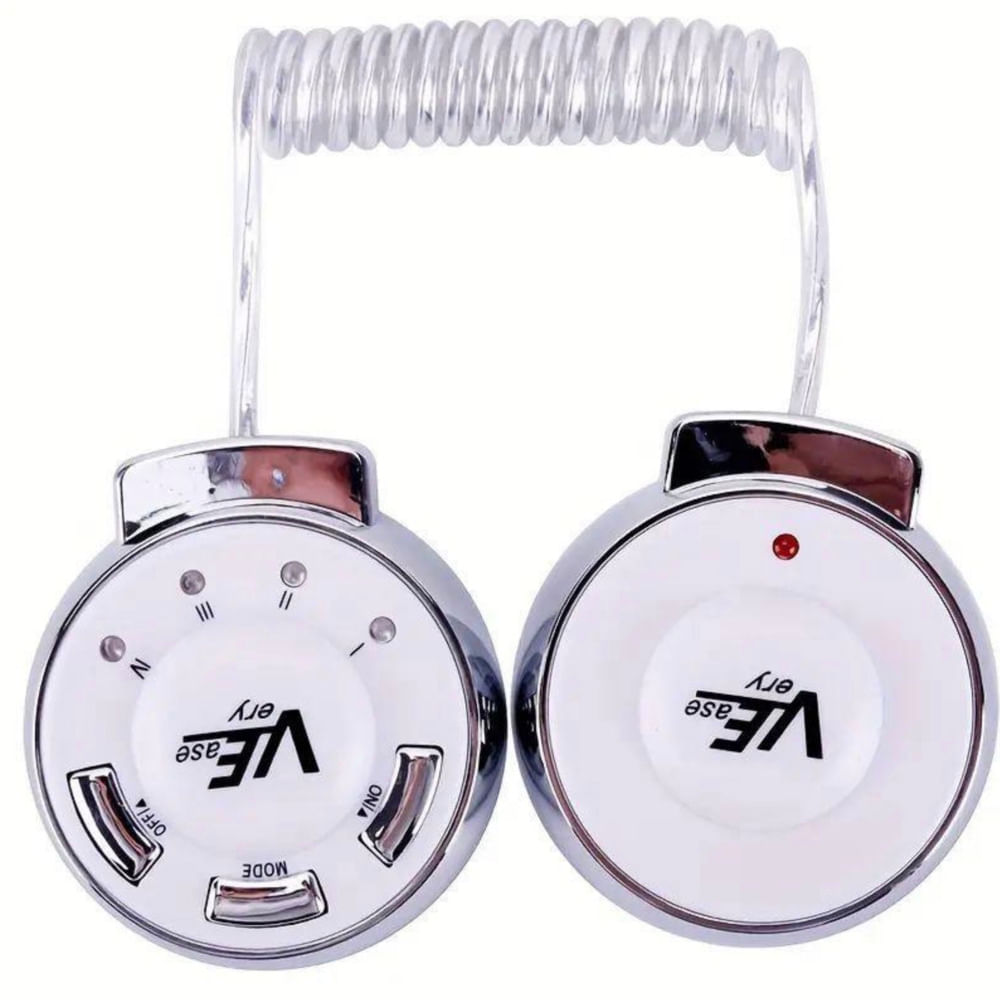 Masajeador corporal, vibración, batería recargable, moldea, tonifica, blanco