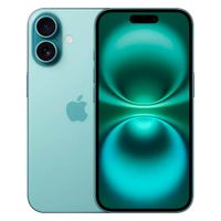 iPhone 16 5G 256GB, 6GB RAM, cámara trasera 48MP y frontal 12MP, 6.1"", verde