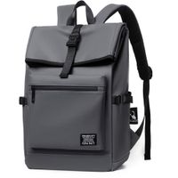 Mochila Weixier City, impermeable, multicompartimentos, 44x32x17 cm, nylon resistente, gris