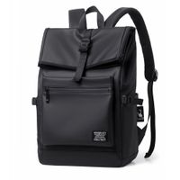 Mochila Weixier City, impermeable, multicompartimentos, nylon resistente, negro