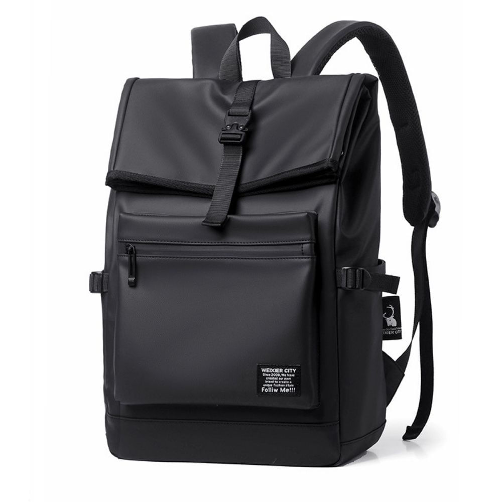 Imagen 1 del producto Mochila Weixier City, impermeable, multicompartimentos, nylon resistente, negro