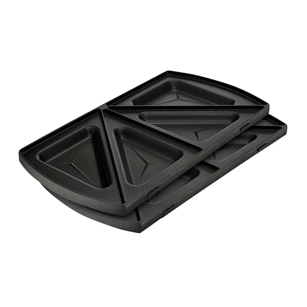 Imagen 2 del producto Sandwichera waflera Oster CKSTSM3892 700 W, capacidad 2 panes, placa intercambiable, negro