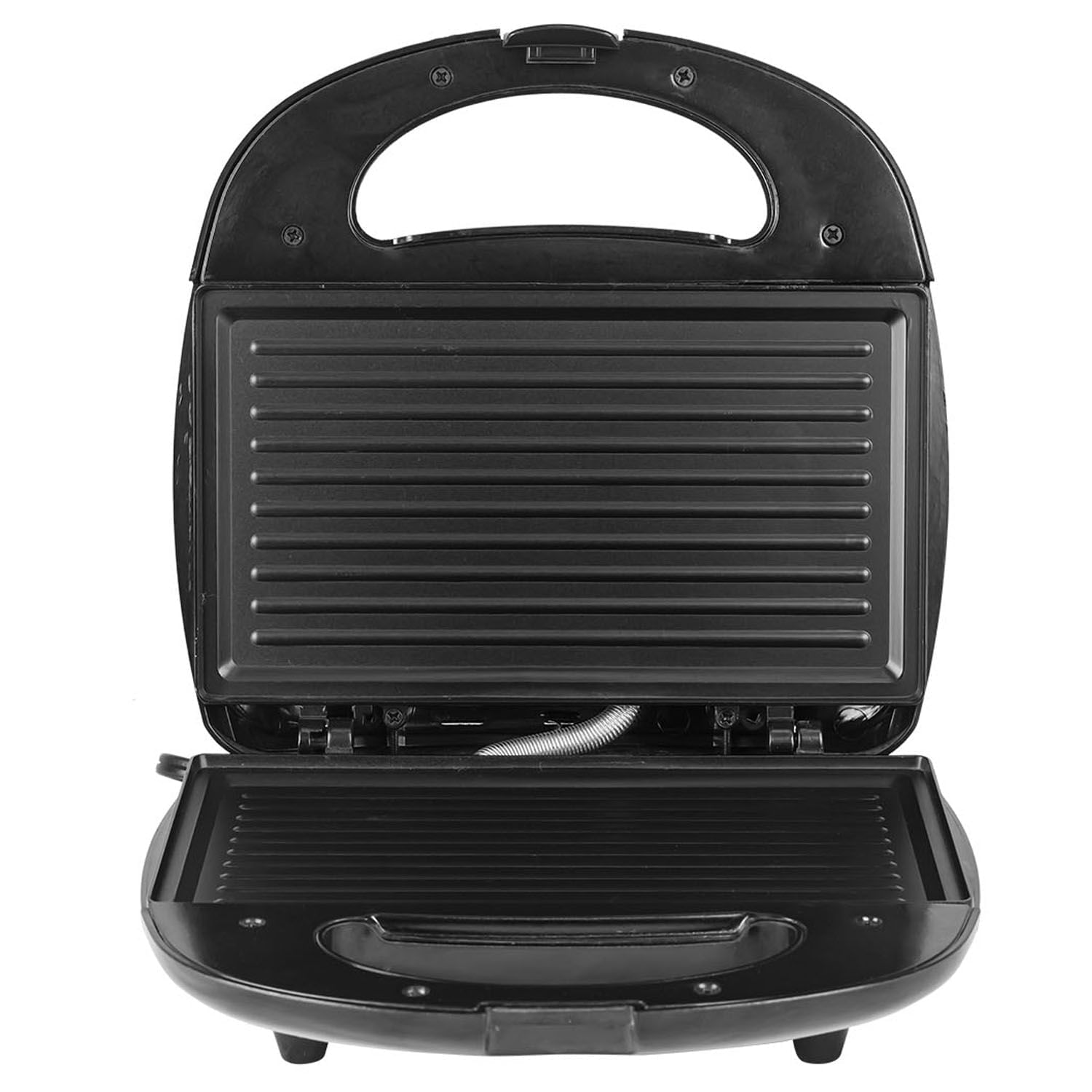 Imagen 2 del producto Sandwichera grill Imaco ISG014A Línea Gourmet 700W, capacidad 2 panes, placas antiadherentes, luz indicadora, negro