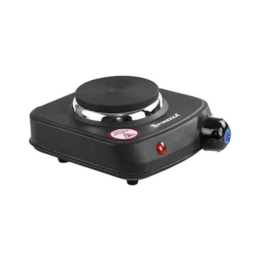 Cocina eléctrica Finezza FZ-202D3N 1500W, 1 hornilla, 6 niveles de potencia, negro