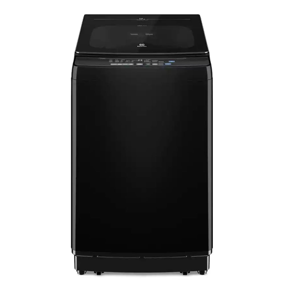Lavadora Electrolux Efficient Silent Inverter EWIJ17F2XSYB 390W, capacidad 17 kg, panel digital, negro