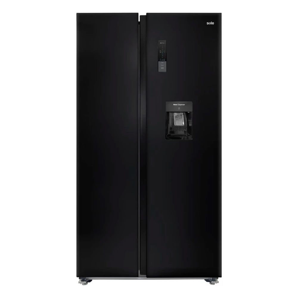 Refrigeradora Montreal Sole SBS 525L, panel de control digital, control de temperatura electrónico, negro
