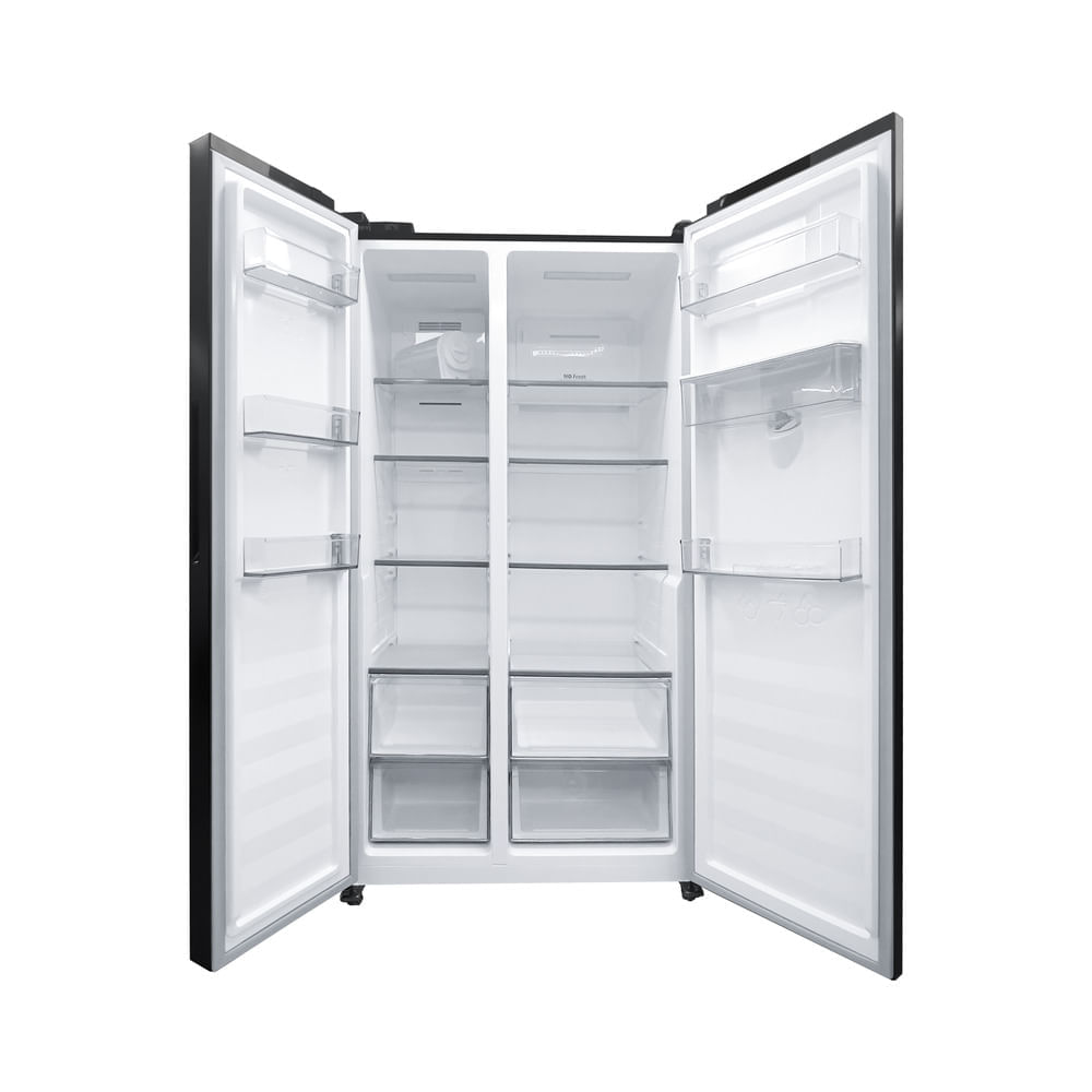 Imagen 2 del producto Refrigeradora Montreal Sole SBS 525L, panel de control digital, control de temperatura electrónico, negro