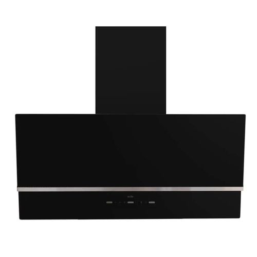 Campana Sole decorativa Nimbus 90 cm, panel de control digital touch, negro