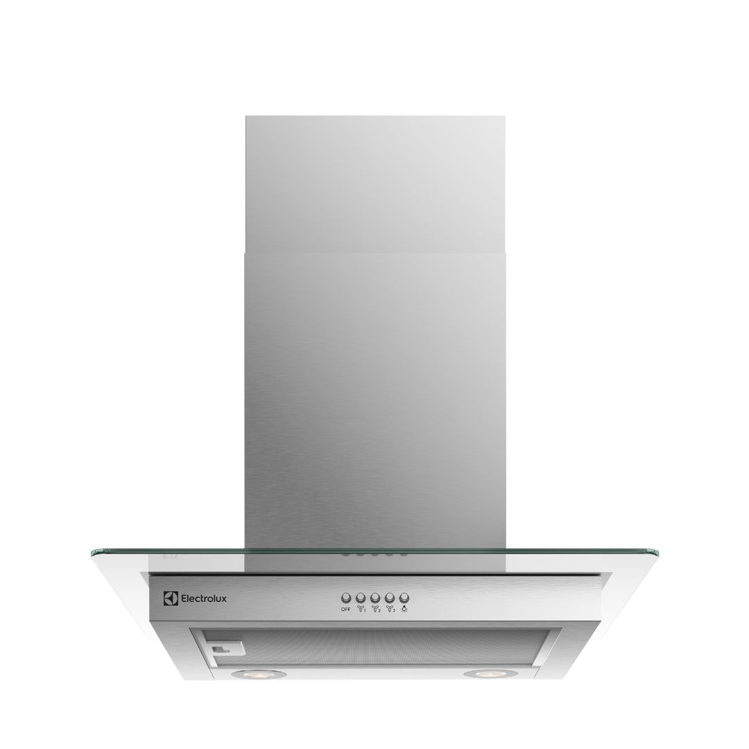 Imagen 1 del producto Campana extractora de pared Electrolux CE6VX Efficient 60 cm, 213W, luz LED, acero inoxidable, acero
