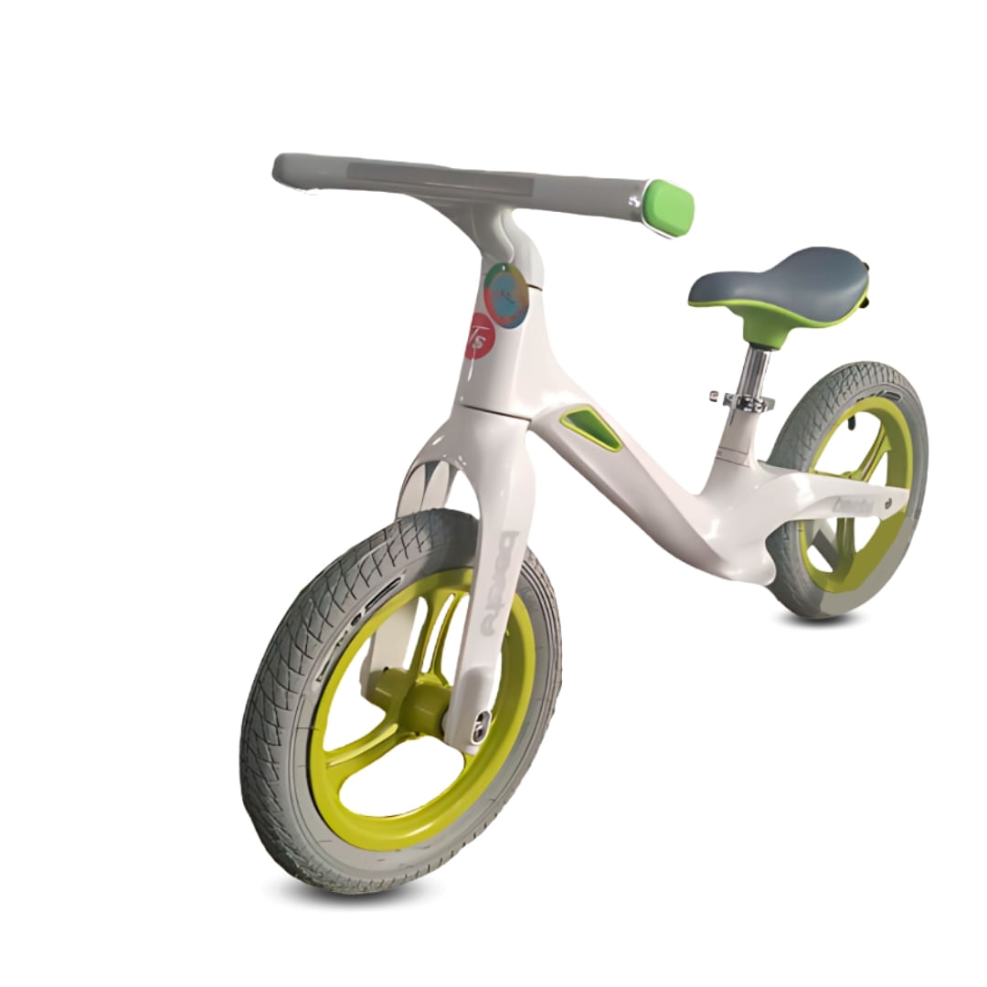 Bicicleta de equilibrio Thalos Bestie aro 12", manubrio ergonómico, blanco