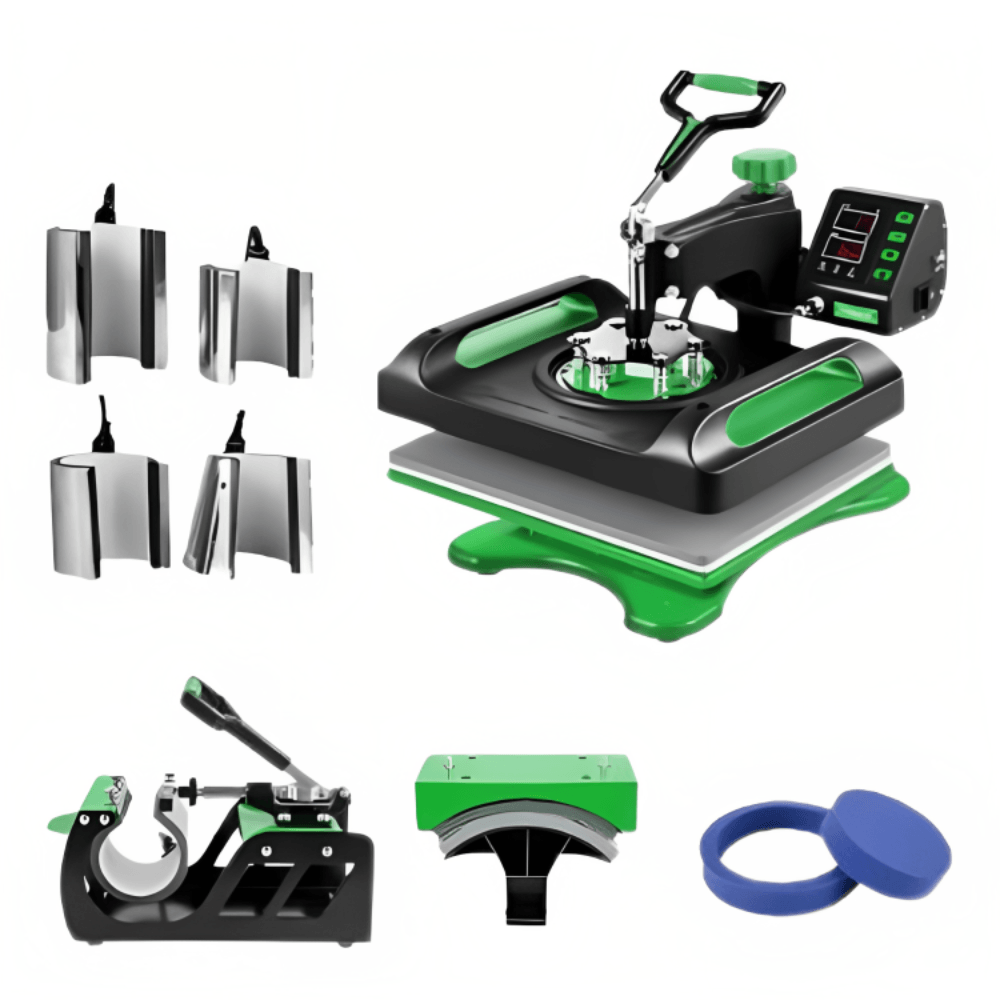 Imagen 2 del producto Máquina de sublimación Freesub 8 en 1 P8038, 38x38cm, planchas para polos, tazas, platos, gorras, 220V