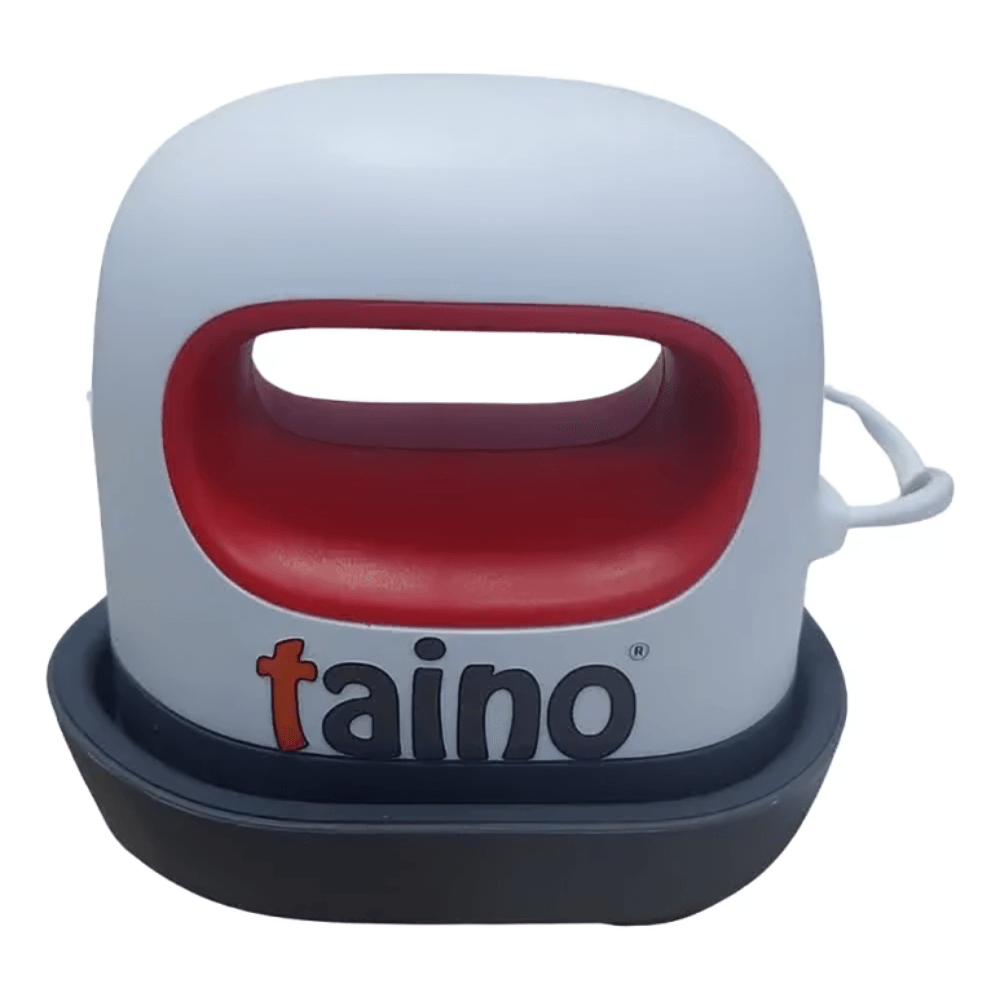 Mini estampadora Easy Press 220V 250W, 3 niveles de temperatura, plancha sublimación compacta 10.6x6.2cm, rojo/verde