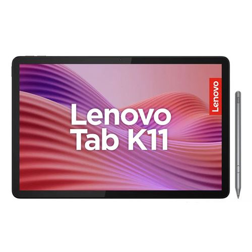 Tablet Lenovo Tab K11 11" LTE, 128GB, 8GB RAM, cámara principal 13MP, frontal 8MP, 7040 mAh, gris + Teclado + Lápiz