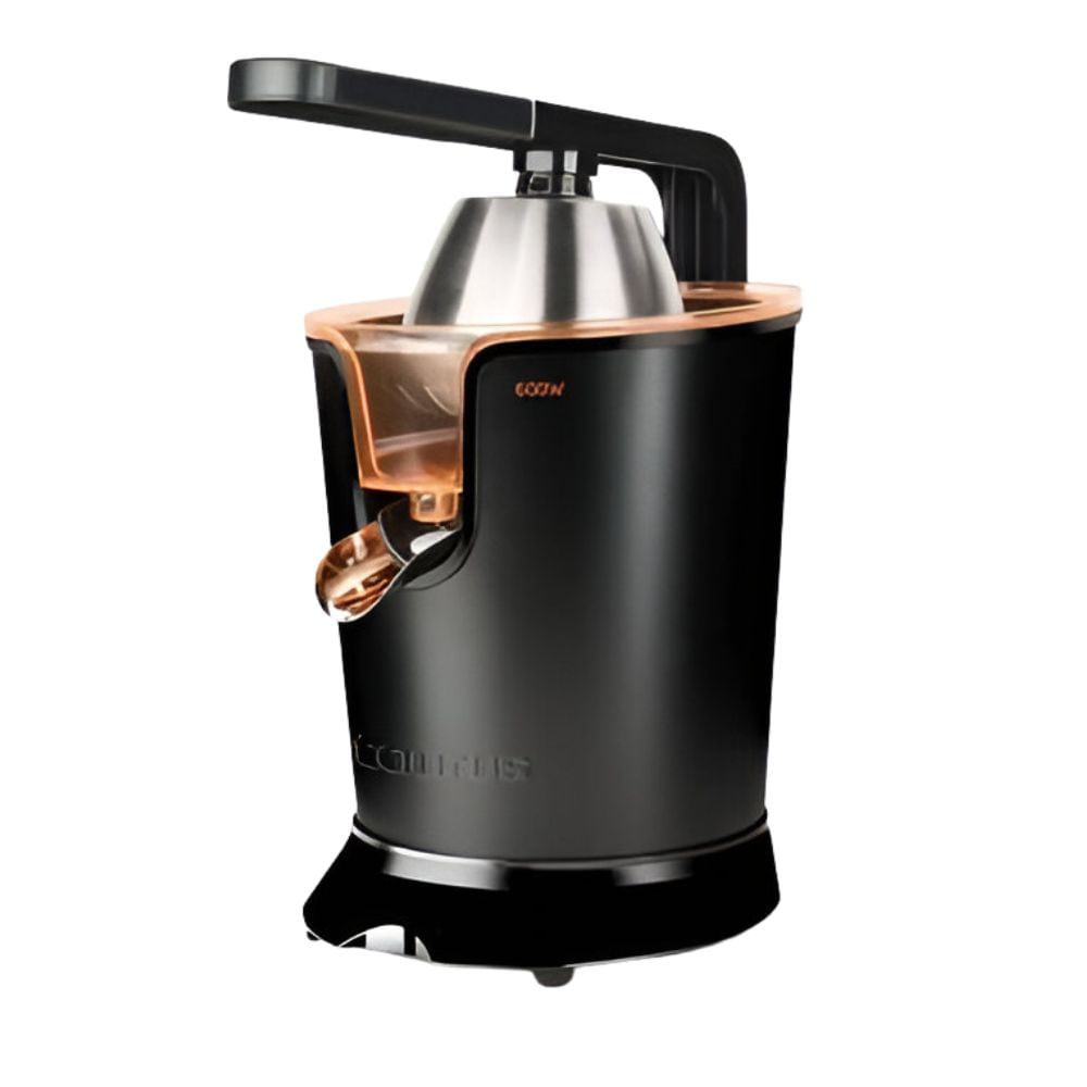 Exprimidor Taurus Citrus Legend 600W, 0.65 litros, acero inoxidable, negro