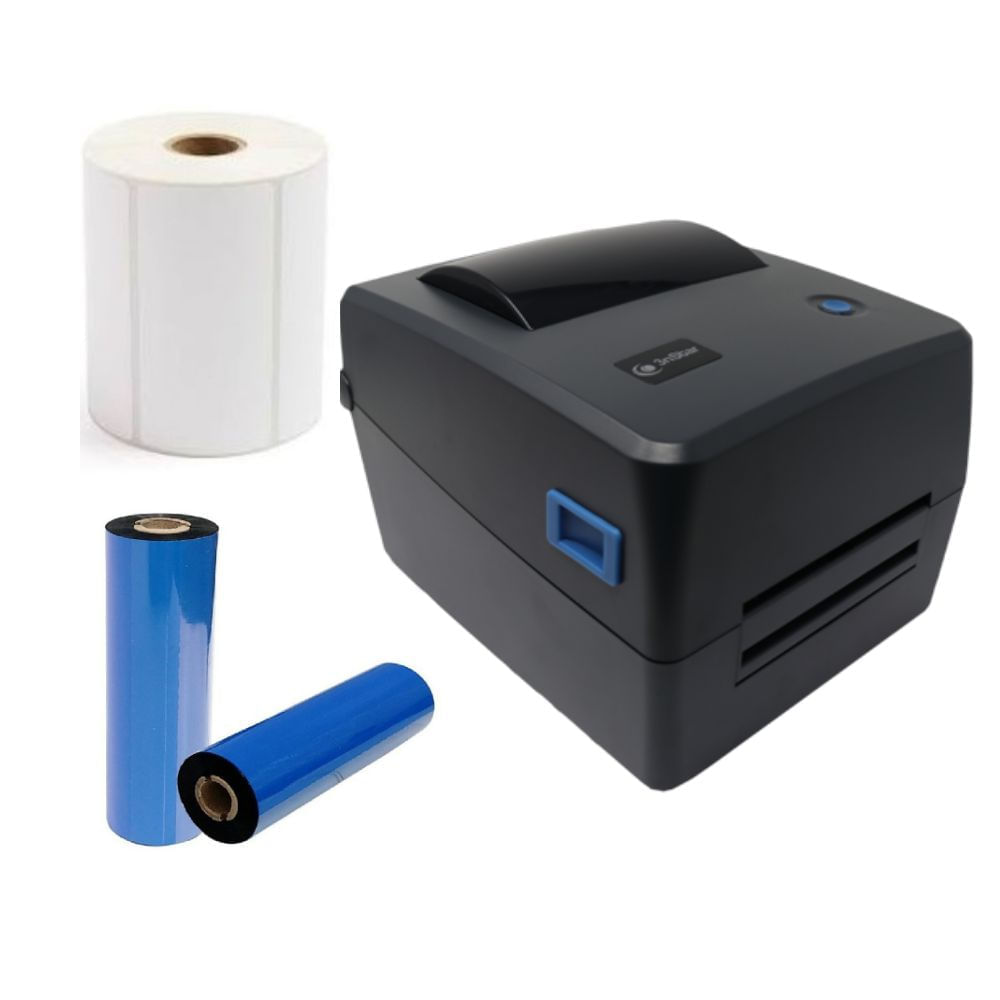 Imagen 2 del producto Impresora 3NSTAR LTT214, etiquetas de transferencia térmica, 4”, conexión USB