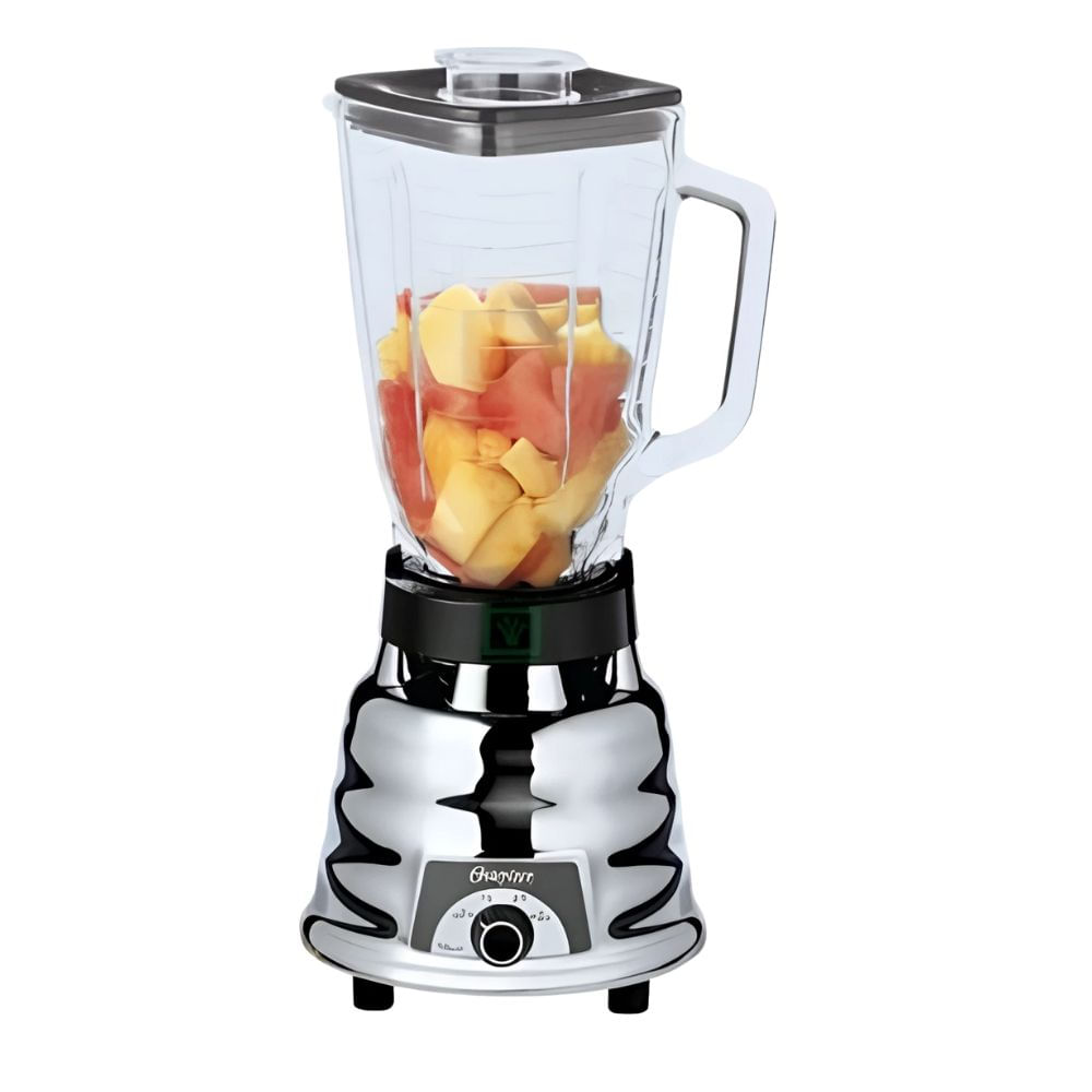 Licuadora Oster 250-22 600W, 2 velocidades, vaso de vidrio 1.25 litros, cuchilla acero