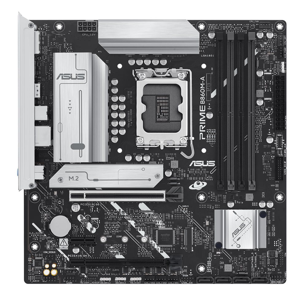 Imagen 2 del producto Placa madre Asrock Prime B860M-A LGA1851, DDR5, MATX