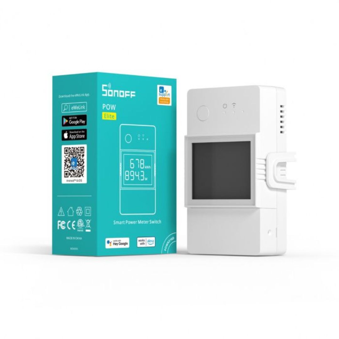 Medidor de energía SONOFF Pow Elite 20A, Wi-Fi, POWR320D
