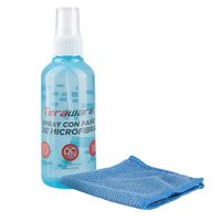 Kit de limpieza Coolbox Teraware para Laptop/Tablets/Smartphone 100ml, incluye paño de microfibra