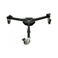 Dolly Somita ST-301N, carga máx. 30 kg, soporte con ruedas 360°, aluminio, negro