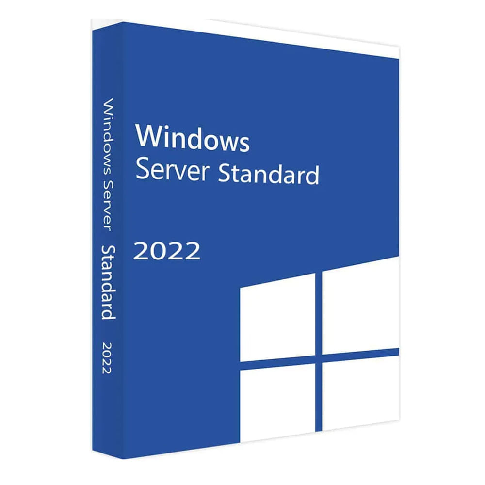 Licencia digital Microsoft Windows Server 2022 Standard, 1 PC, uso empresarial permanente, activación online