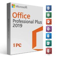 Licencia digital Microsoft Office Professional Plus 2019, 1 PC, activación permanente, instalación inmediata, software original, descarga online