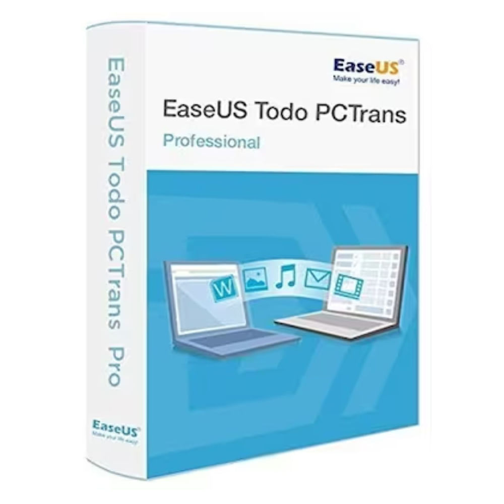 Licencia digital EaseUS Todo PCTrans Professional, 2 PC, activación permanente, migración de datos, programas y configuraciones, instalación rápida
