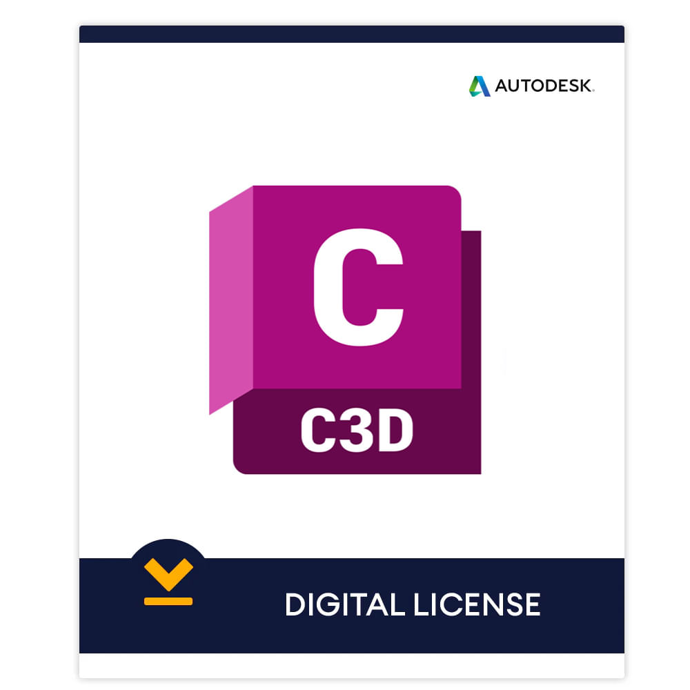 Licencia digital Autodesk EDU Civil 3D, 1 PC, acceso completo por 12 meses, herramientas profesionales de diseño