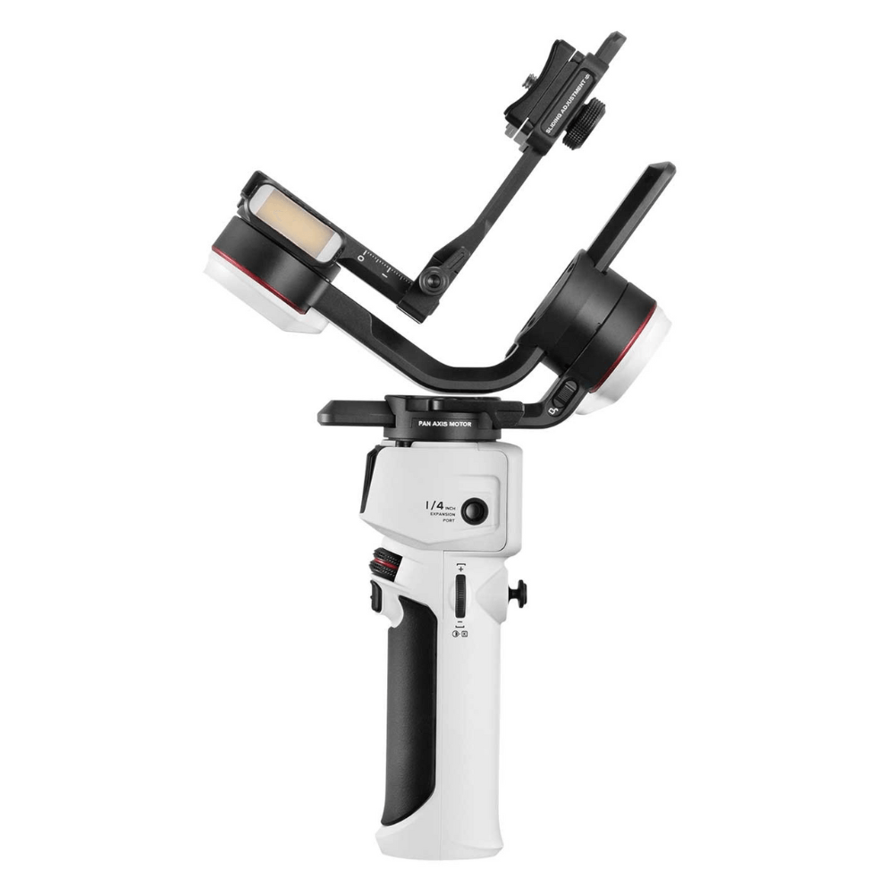 Imagen 2 del producto Estabilizador para cámara Crane-M 3S combo, soporte 1.5 Kg, 3 ejes, compacto, liviano, blanco