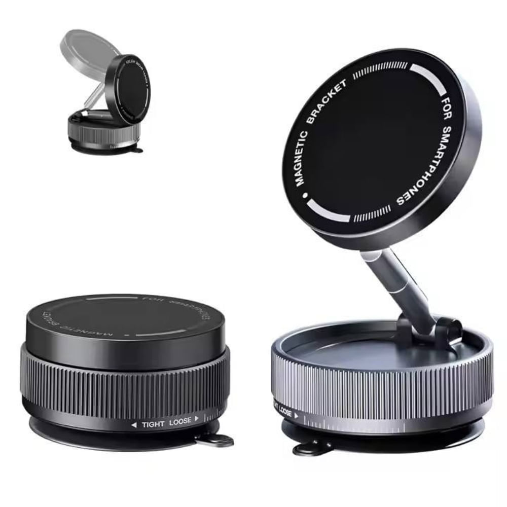 Imagen 2 del producto Soporte móvil MagSafe ajustable 360°, plegable, para tablero y parabrisas, compatible universal