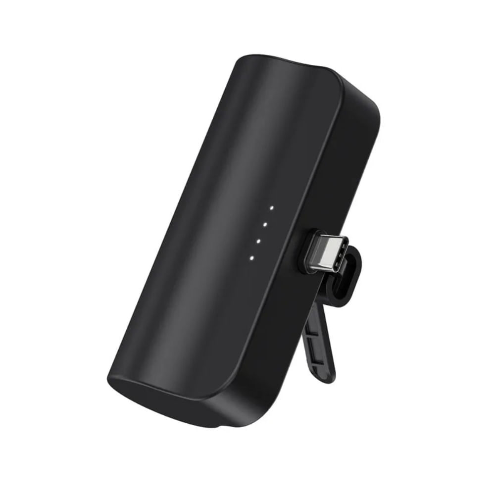 Power Bank Mini 6000mAh, conector Tipo C + cable Lightning, carga rápida 15W, portátil y duradero