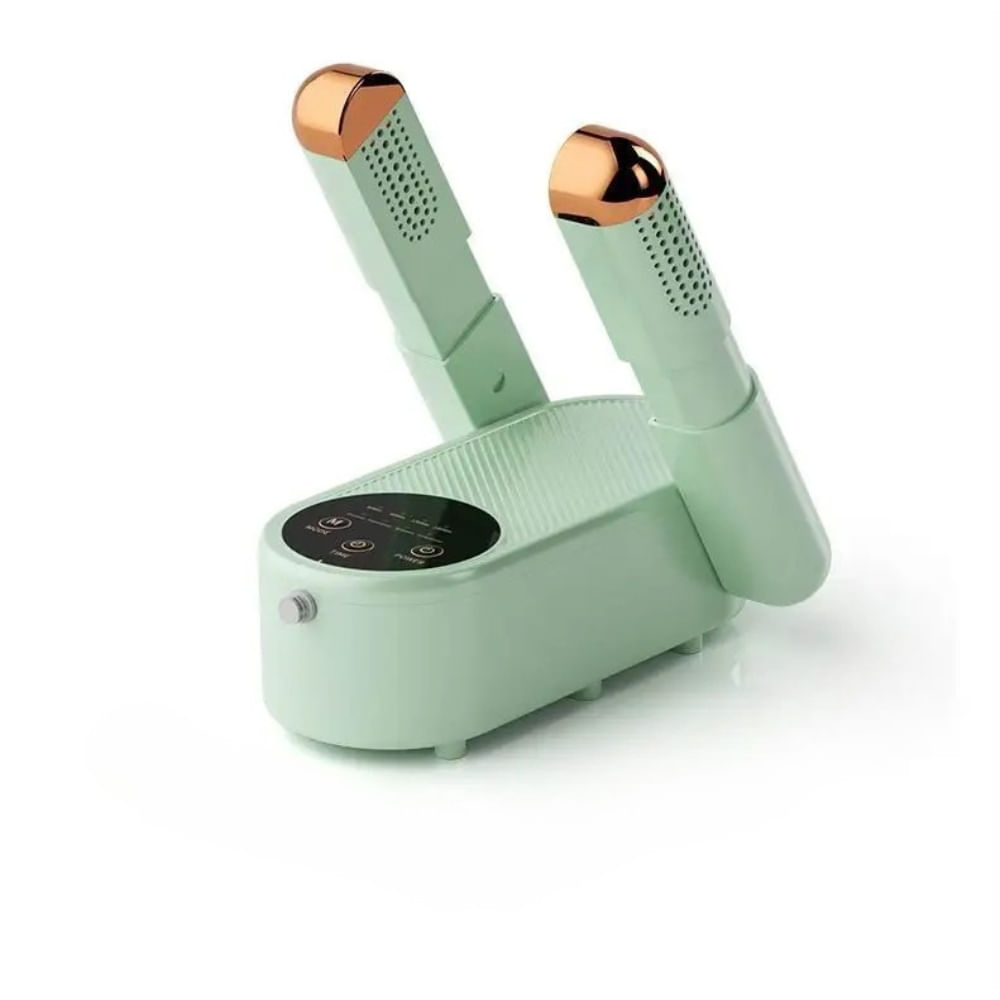 Secador de calzado eléctrico, diseño plegable, pantalla táctil, aire caliente, temporizador hasta 120 min