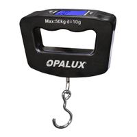 Balanza de maleta para viaje Opalux OP-607 máx. 50 kg (reempacado)