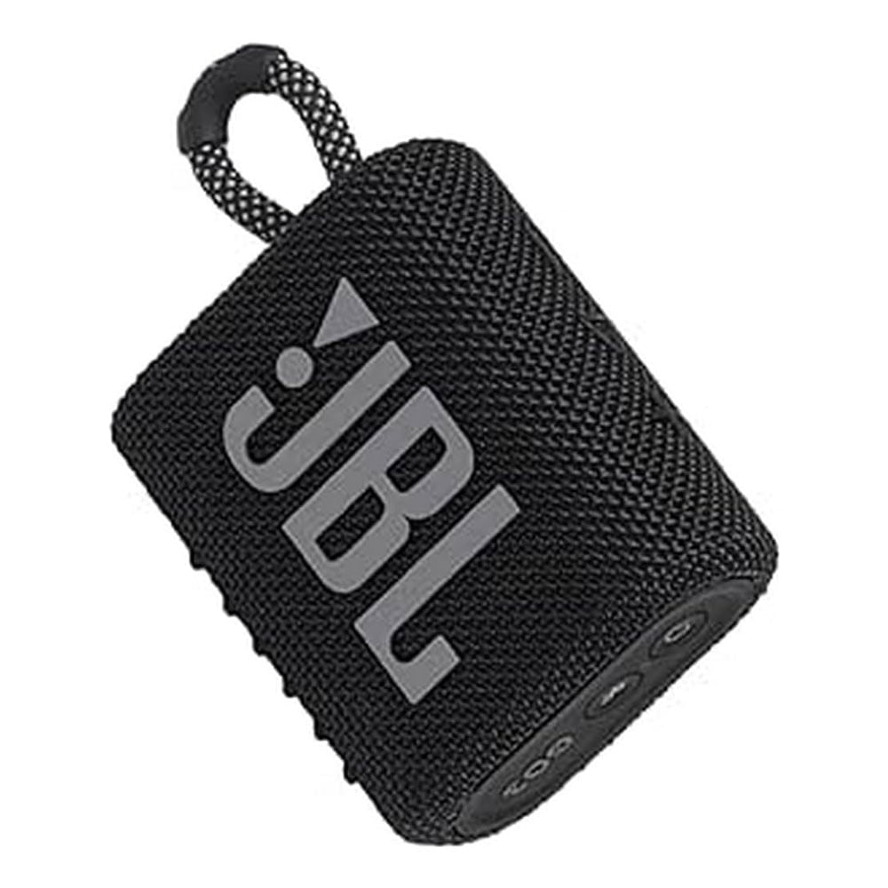 Imagen 2 del producto Parlante bluetooth JBL Go 3 potencia 4.2W, resistente al agua IP67, hasta 5 horas de reproducción, puerto de carga USB Tipo-C, negro (reempacado)