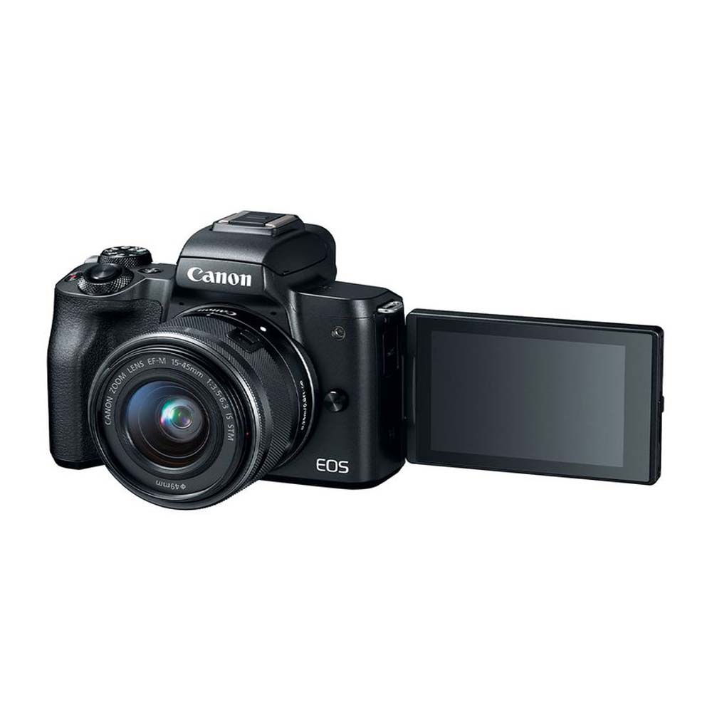 Imagen 2 del producto Reacondicionado: Cámara Mirrorless Canon EOS M50, 24.1 MP, 4K + Lente de 15-45 mm + SD 32GB + Estuche