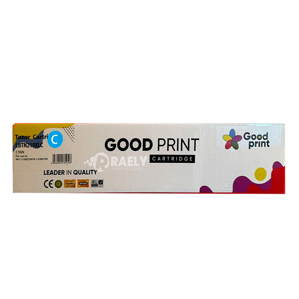 Tóner compatible Brother TN-219XL,  para L3760, L3280, L3560, negro