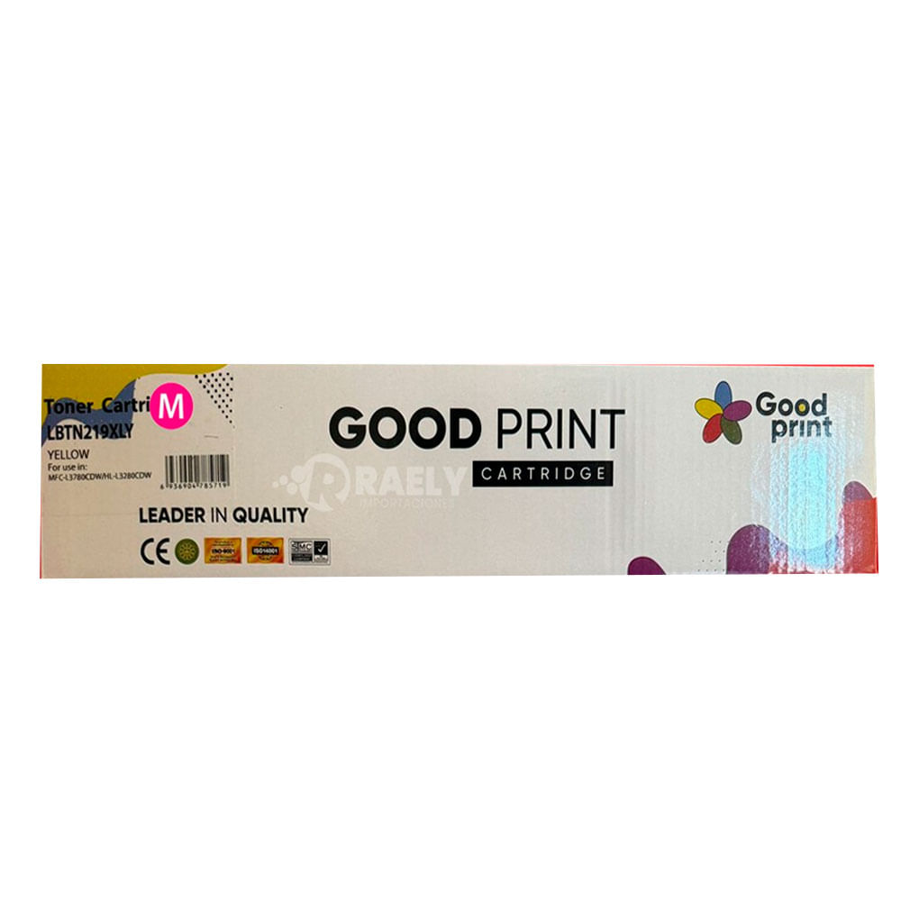 Imagen 1 del producto Tóner compatible Brother TN-219XL, para L3760, L3280, L3560, magenta
